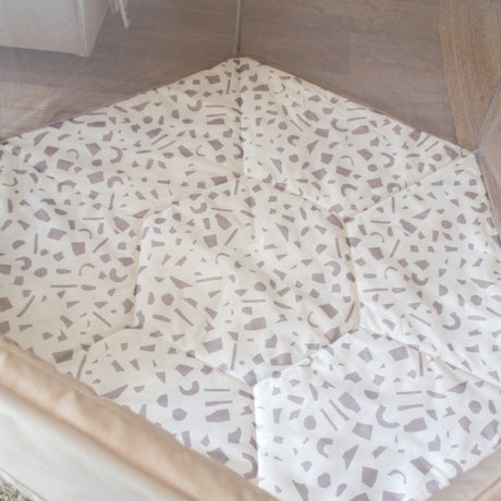 Tutti Bambini Hexa Playpen – Mushroom / Terrazzo - Mushroom