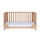 Tutti Bambini Hygge Cot Bed - White/Light Oak