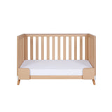 Tutti Bambini Hygge Mini Cot Bed - White/Light Oak