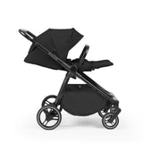 Ickle Bubba Altair Growing Families 13 Piece Travel System with i-Size Nimbus 180° Spin Car Seat & ISOFIX Base - Black