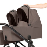 Ickle Bubba Altair Growing Families 13 Piece Travel System with i-Size Nimbus 180° Spin Car Seat & ISOFIX Base - Mink