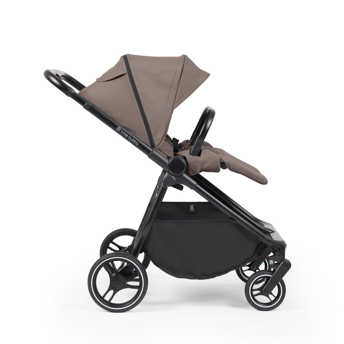 Ickle Bubba Altair Growing Families 13 Piece Travel System with i-Size Nimbus 180° Spin Car Seat & ISOFIX Base - Mink