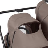 Ickle Bubba Altair Twin 17 Piece Travel System with i-Size Nimbus 180° Spin Car Seats & ISOFIX Bases - Mink