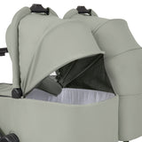 Ickle Bubba Altair Twin Stroller - Laurel Green