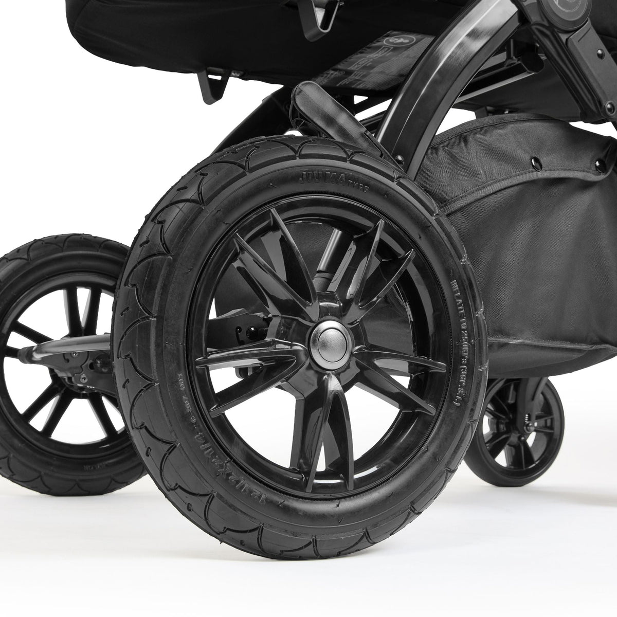 Ickle Bubba Stomp Luxe Elements Edition 12 Piece Pram - Raven