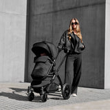 Ickle Bubba Stomp Luxe Elements Edition 12 Piece Pram - Raven