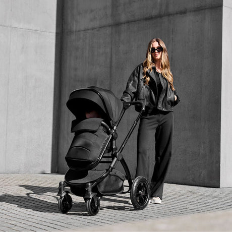 Ickle Bubba Stomp Luxe Elements Edition 12 Piece Pram - Raven
