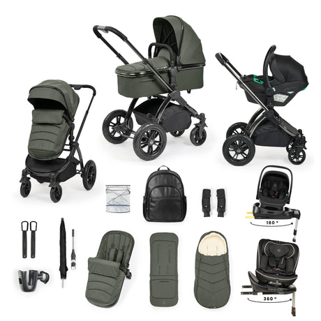 Ickle Bubba Stomp Luxe Elements Edition 16 Piece Travel Bundle with Nimbus - Forest
