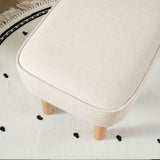 Babymore Ida Nursing Chair with Stool - Ivory