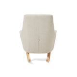 Tutti Bambini Jonah Rocking Chair & Foot Stool - Pebble