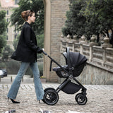 Babymore Kai Travel System + Coco Car Seat - Forest Grey