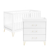 Babymore Kimi XL Acrylic 2 Piece Nursery Room Set