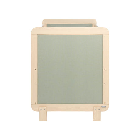 Tutti Bambini Kuba Cot Bed - Pickled Oak / Sage Weave