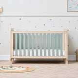 Tutti Bambini Kuba Cot Bed - Golden Oak/Sage Weave