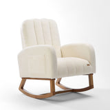 Tutti Bambini Luca Rocking Chair & Storage Footstool - Fresh Cream