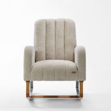 Tutti Bambini Luca Rocking Chair & Storage Footstool - Mushroom