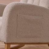 Tutti Bambini Luca Rocking Chair & Storage Footstool - Mushroom