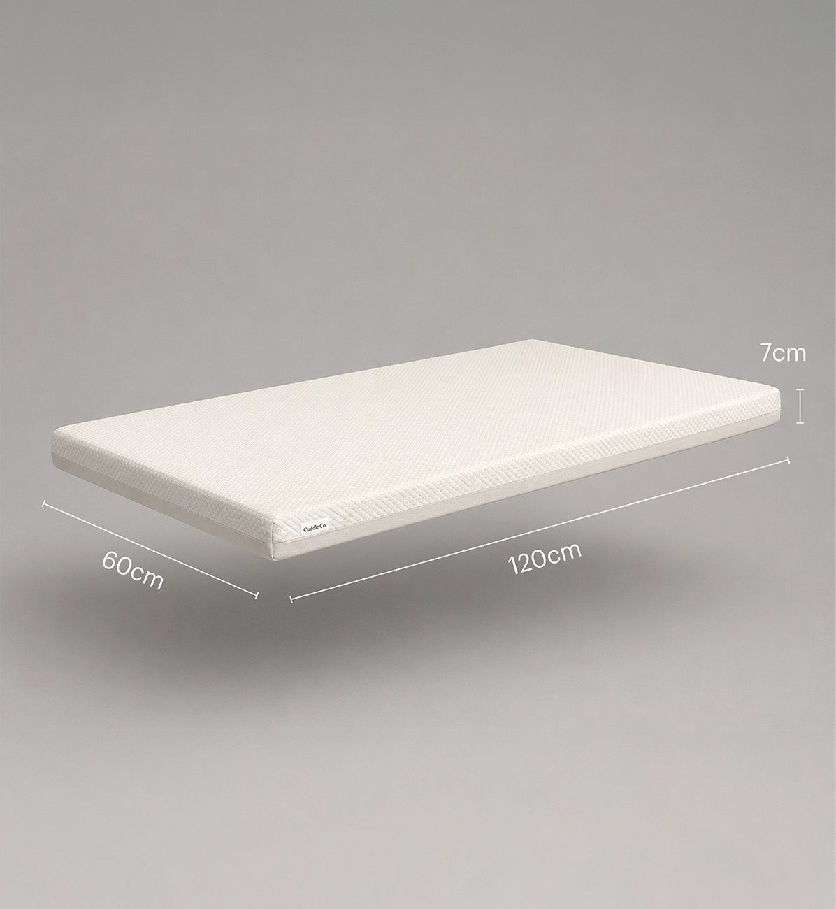CuddleCo Lullaby Hypo-Allergenic Bamboo Foam Cot Mattress 120 x 60cm