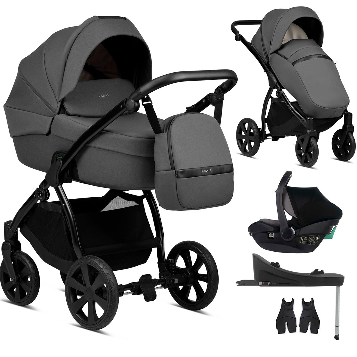 Noordi Luno All Trails 3in1 with Travel Carrier Car Seat