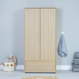 Babymore Luno Veni Wardrobe - Oak