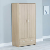 Babymore Luno Veni Wardrobe - Oak
