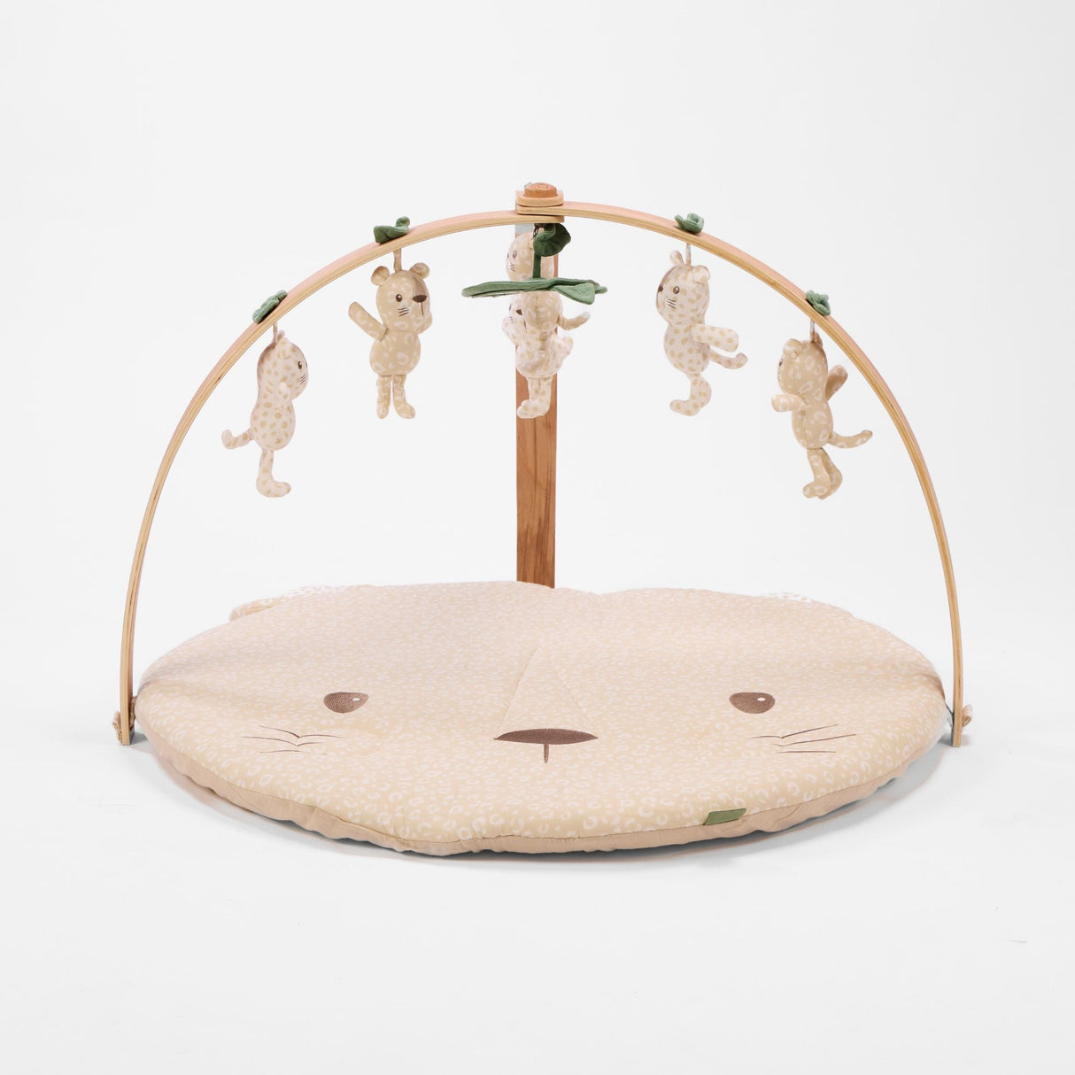 Tutti Bambini Luxury Wood & Muslin Playgym - Love Cats