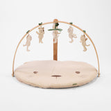 Tutti Bambini Luxury Wood & Muslin Playgym - Love Cats