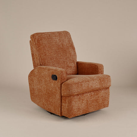 Obaby Madison Glider Recliner Chair - Chenille Marmalade
