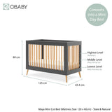 Obaby Maya Mini 2 Piece Room Set - Slate
