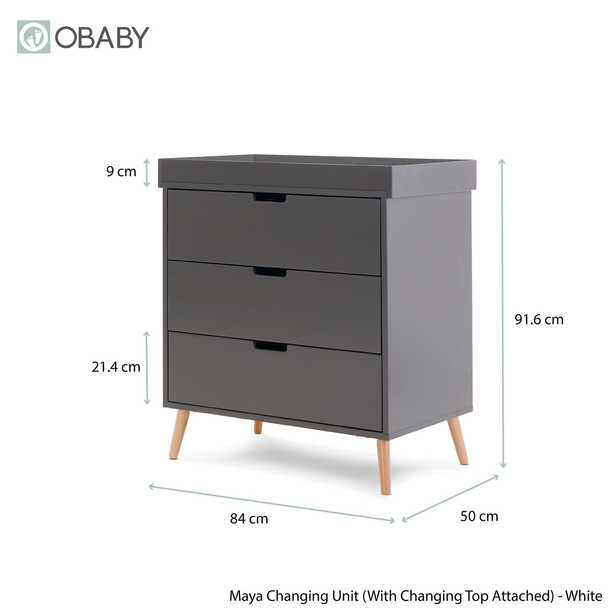 Obaby Maya Changing Unit - Slate