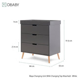 Obaby Maya Changing Unit - Slate