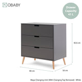 Obaby Maya Changing Unit - Slate