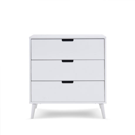Obaby Maya 3 Piece room Set - Nordic White