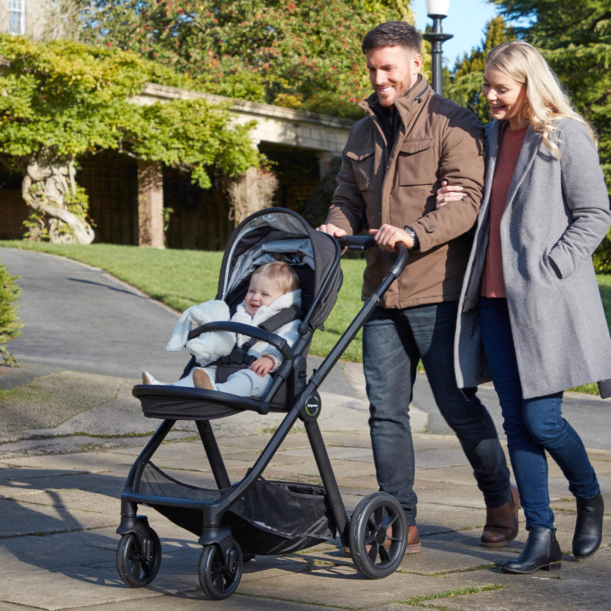 Babymore Memore V2 Pram & Pushchair - Black