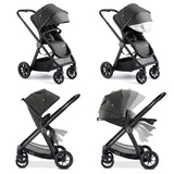 Babymore Memore V2 Pram & Pushchair - Black
