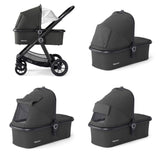 Babymore Memore V2 Pram & Pushchair - Black