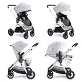 Babymore Memore V2 Travel System + Coco Car Seat - Silver