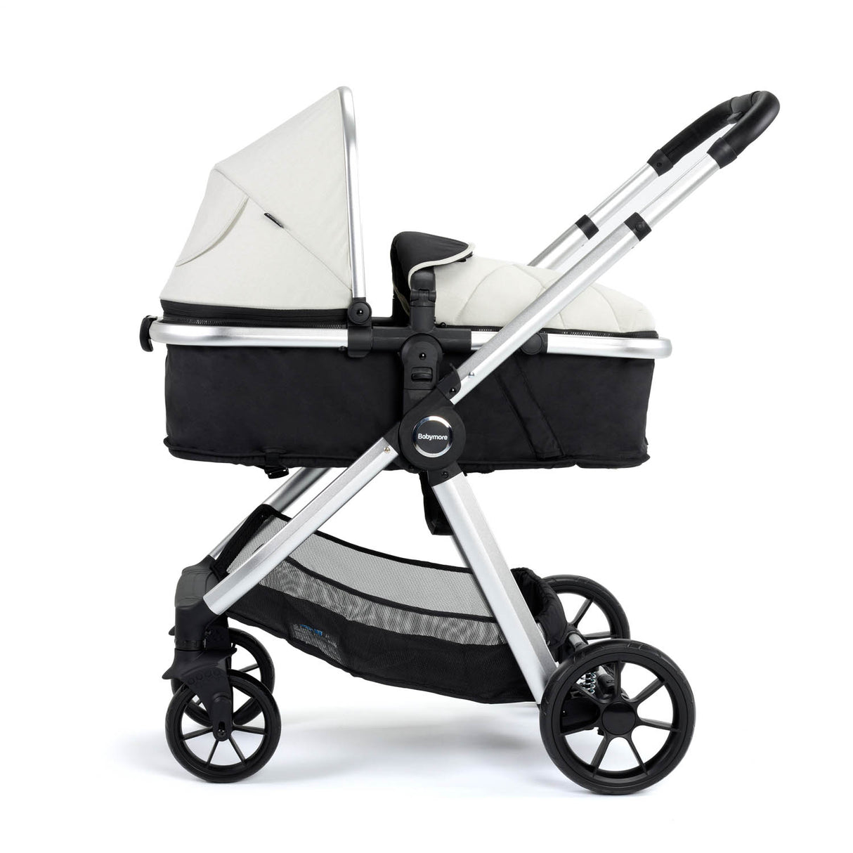 Babymore Mimi Pram & Pushchair - Silver