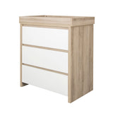 Tutti Bambini Modena 3 Piece Room Set - White & Oak