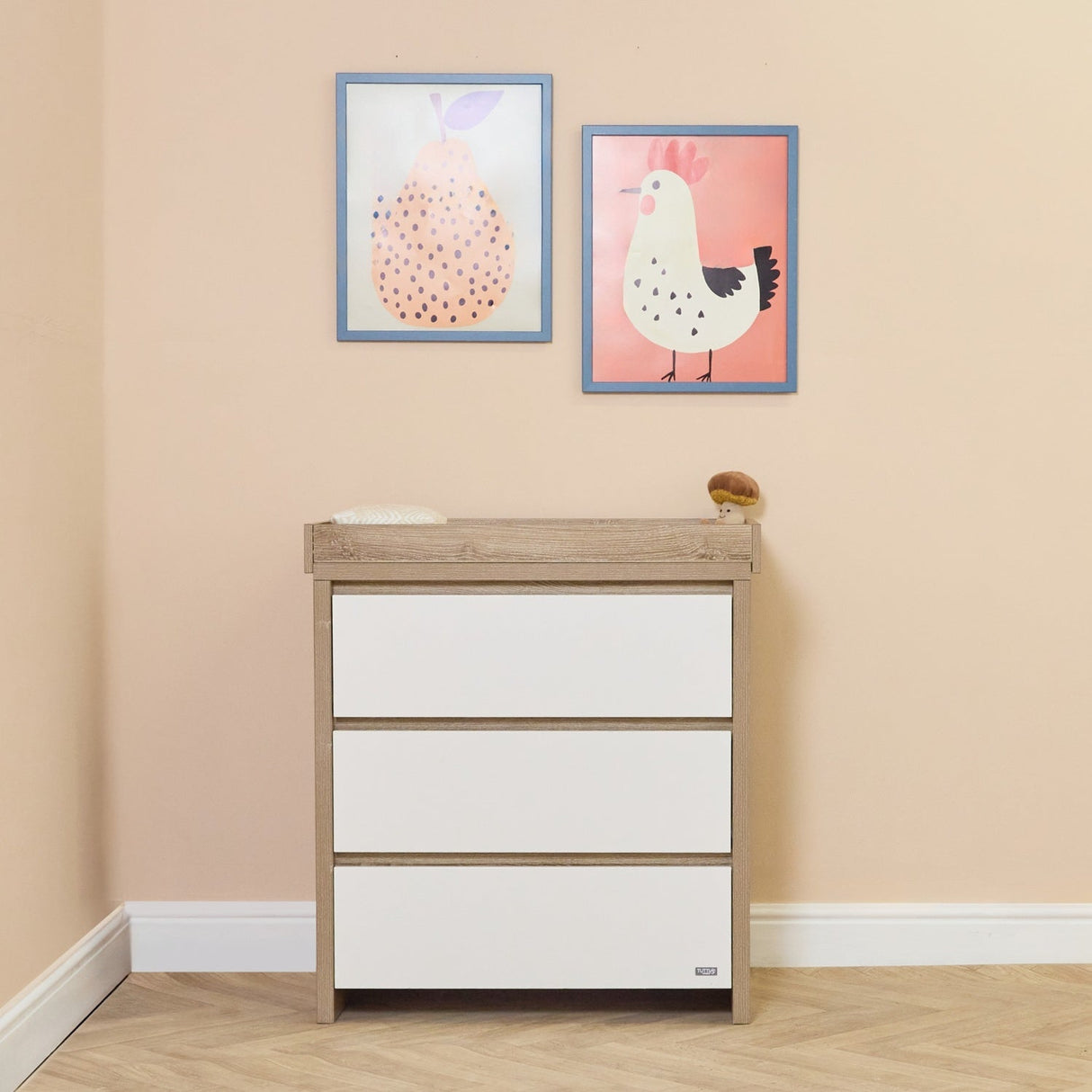 Tutti Bambini Modena 3 Piece Room Set - White & Oak