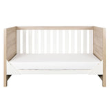 Tutti Bambini Modena 3 in 1 Cot Bed - White & Oak