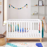 Babymore Mona Mini 2 Piece Nursery Room Set - White