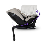 Silver Cross Motion 3 All Size 360 Car Seat - Natural Taupe