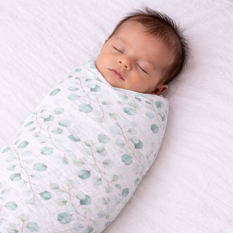 Obaby Muslin Swaddle Blanket - Eucalyptus