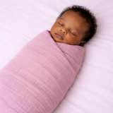 Obaby Muslin Swaddle Blanket - Berry
