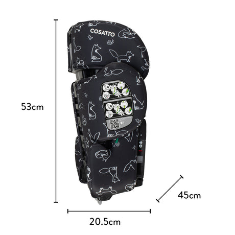 Cosatto Ninja i-Go R129 Travel Car Seat - Foxed