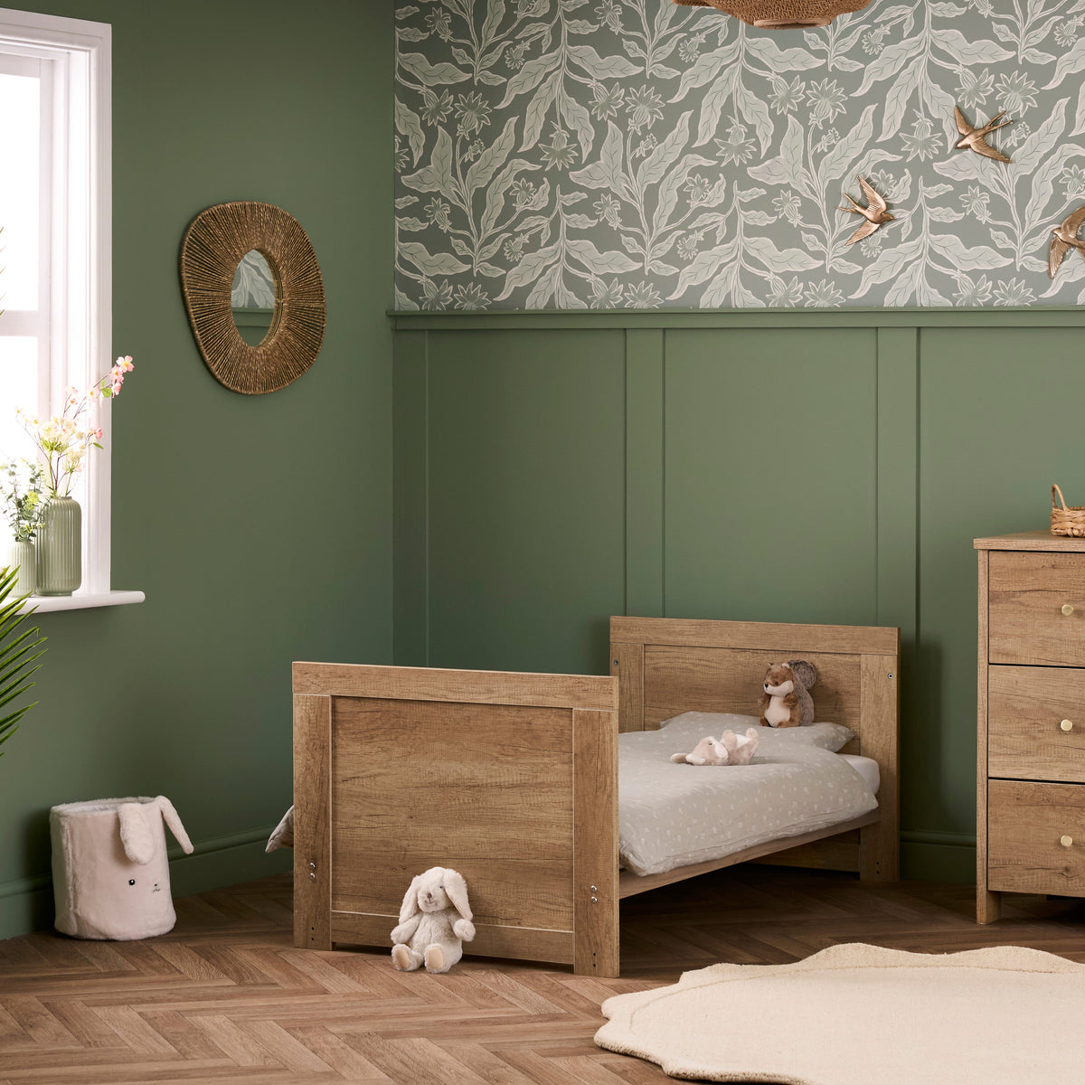 Obaby Nika 3 Piece Room Set - Oak