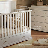 CuddleCo Beaumont Grand 3 Piece Nursery Furniture Set - White