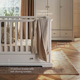 CuddleCo Beaumont 2 Piece Nursery Furniture Set - White