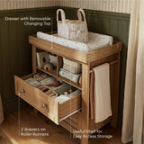 CuddleCo Burford 3 Piece Nursery Furniture Set - Oak